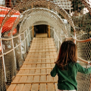 Child at Outdoor Adventure Center